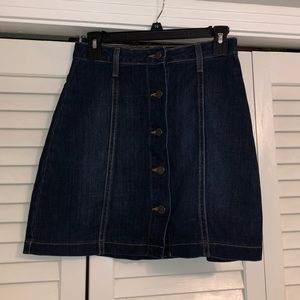 Blue jean skirt